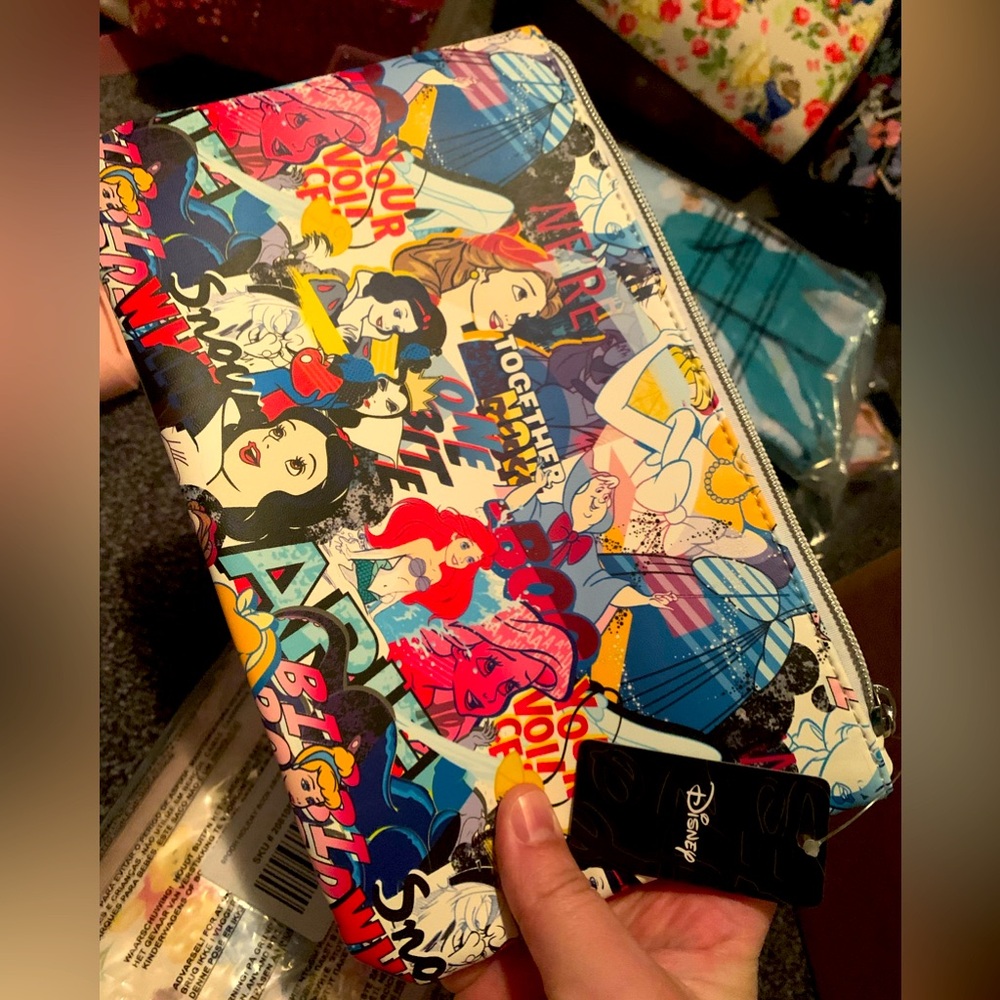 Disney princess collage make up bag